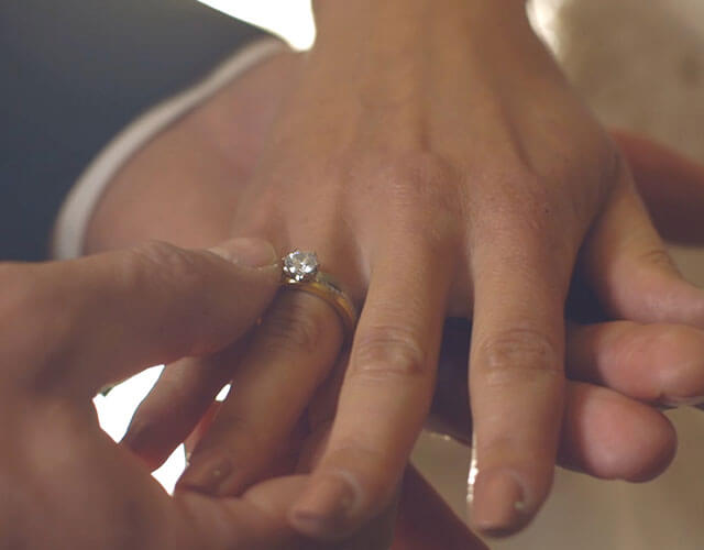 Høyre side for ringen