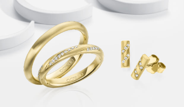 Diamantsmykker i gull | acredo