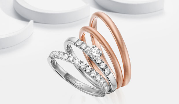 Ring-Triset giftering med forlovelsesring | acredo