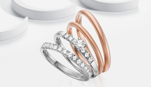 Ring-Triset giftering med forlovelsesring | acredo