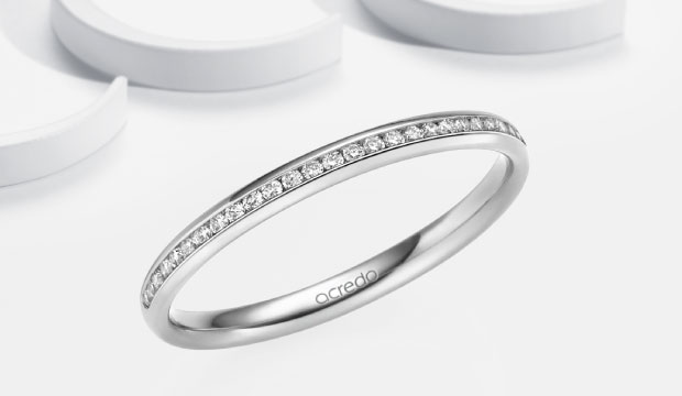 Billige Eternity Ringer - Diamantringer | acredo