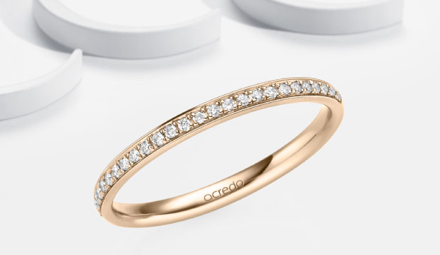 Eternity-ringer i signaturgull | acredo