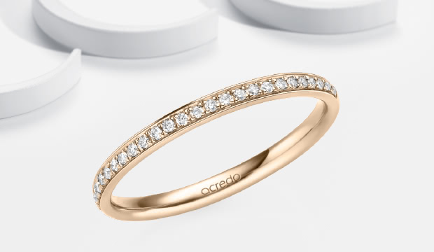 Eternity-ringer i signaturgull | acredo