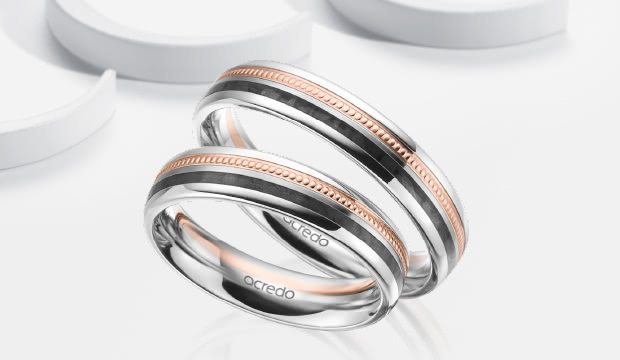 Gifteringer &amp; gifteringer med karbon | acredo