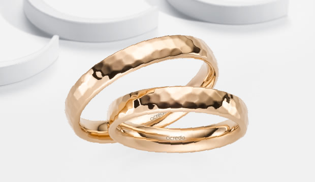Hammered Wedding Bands &amp; Wedding Bands | acredo