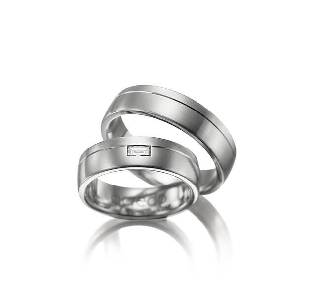 Moderne palladium hvitt gull